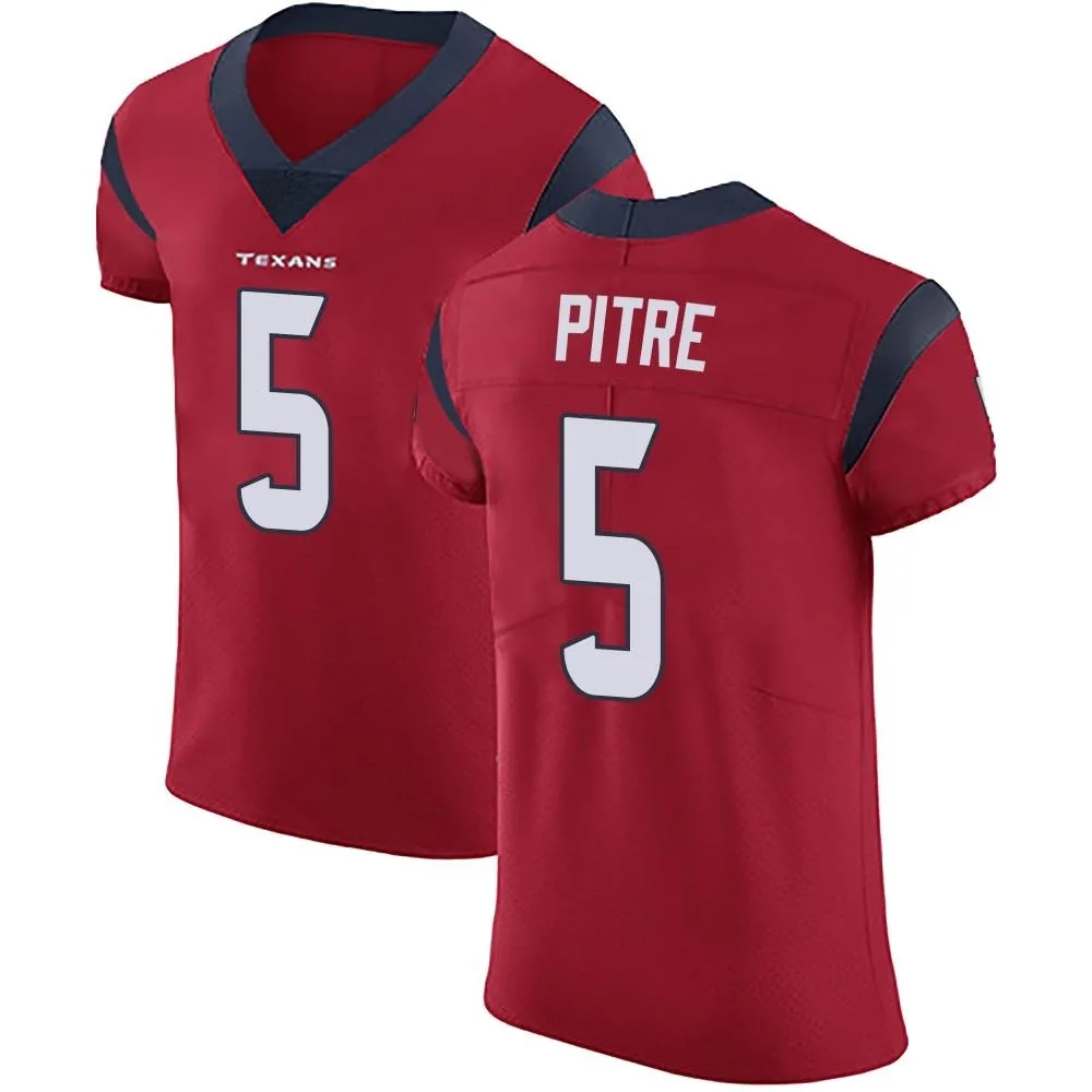 Men's Houston Texans Jalen Pitre Nike Alternate Vapor Untouchable Elite Red Jersey Men's Houston Texans Jalen Pitre Nike Alternate Vapor Untouchable Elite Red Jersey