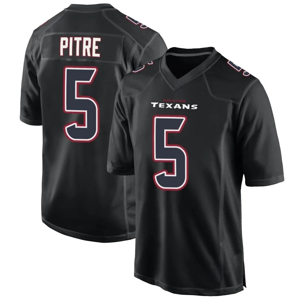 Men's Houston Texans Jalen Pitre Nike Fashion Game Black Jersey Men's Houston Texans Jalen Pitre Nike Fashion Game Black Jersey