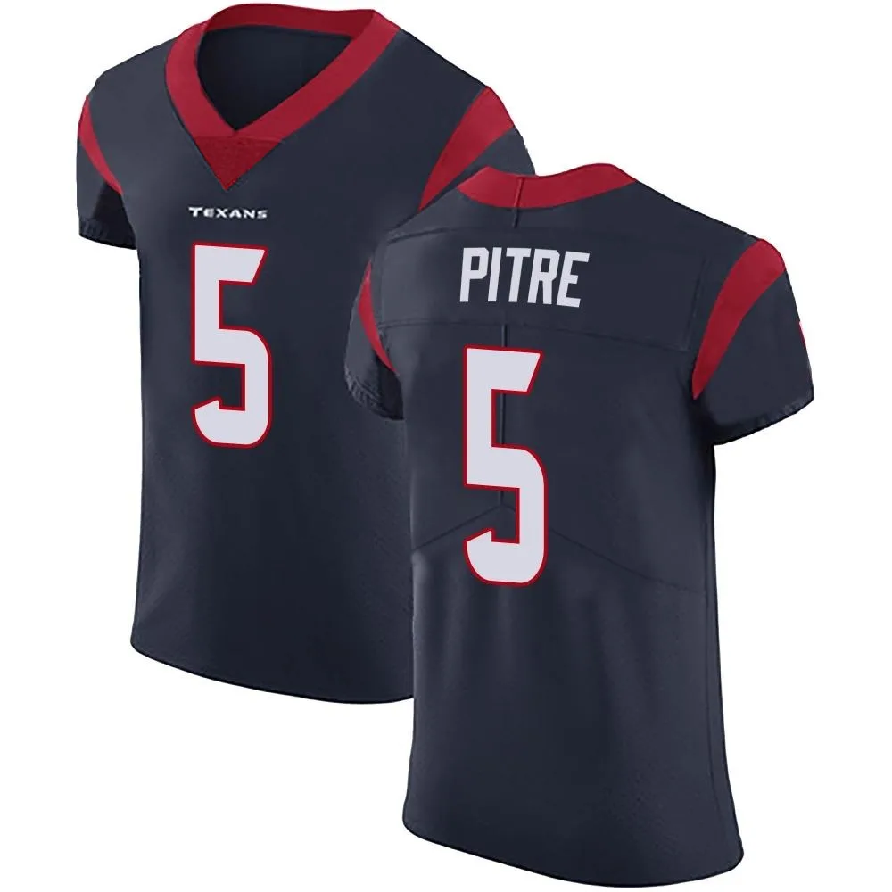 Men's Houston Texans Jalen Pitre Nike Team Color Vapor Untouchable Elite Navy Blue Jersey Men's Houston Texans Jalen Pitre Nike Team Color Vapor Untouchable Elite Navy Blue Jersey