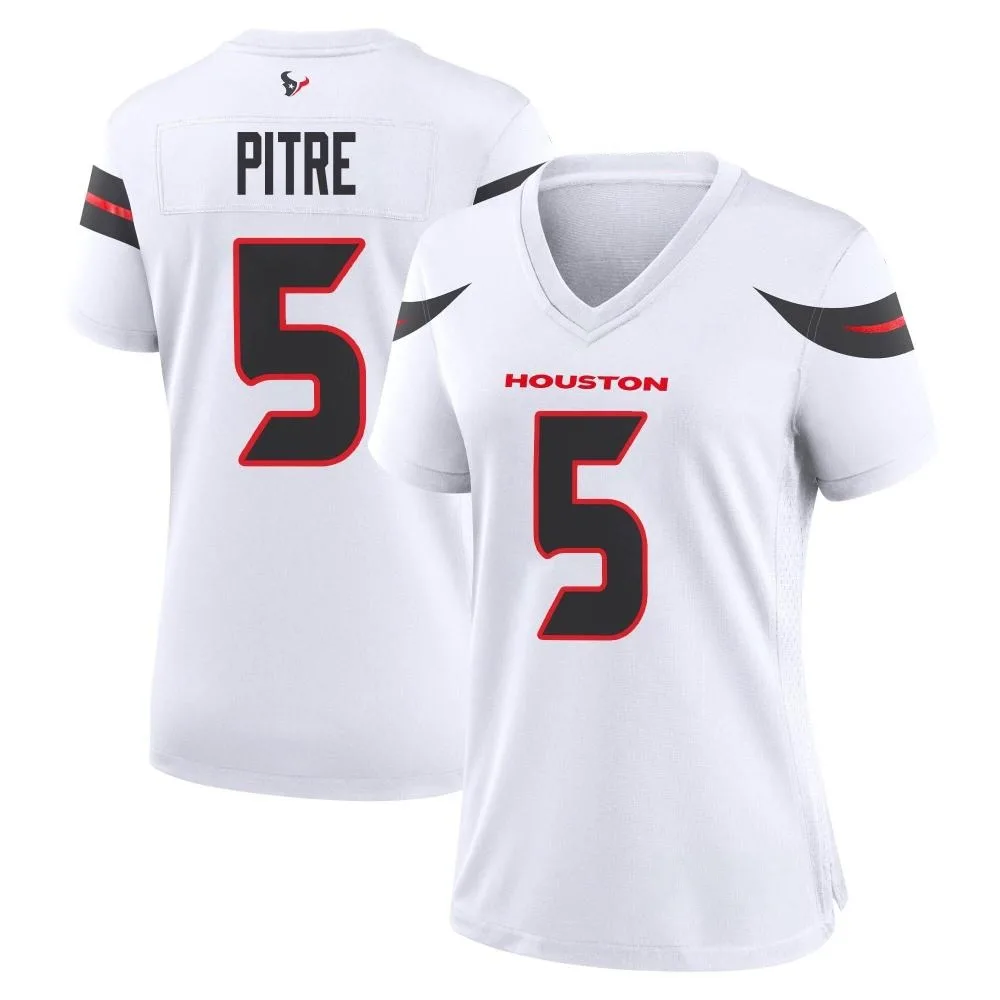 Women's Houston Texans Jalen Pitre Nike Game White Jersey Women's Houston Texans Jalen Pitre Nike Game White Jersey