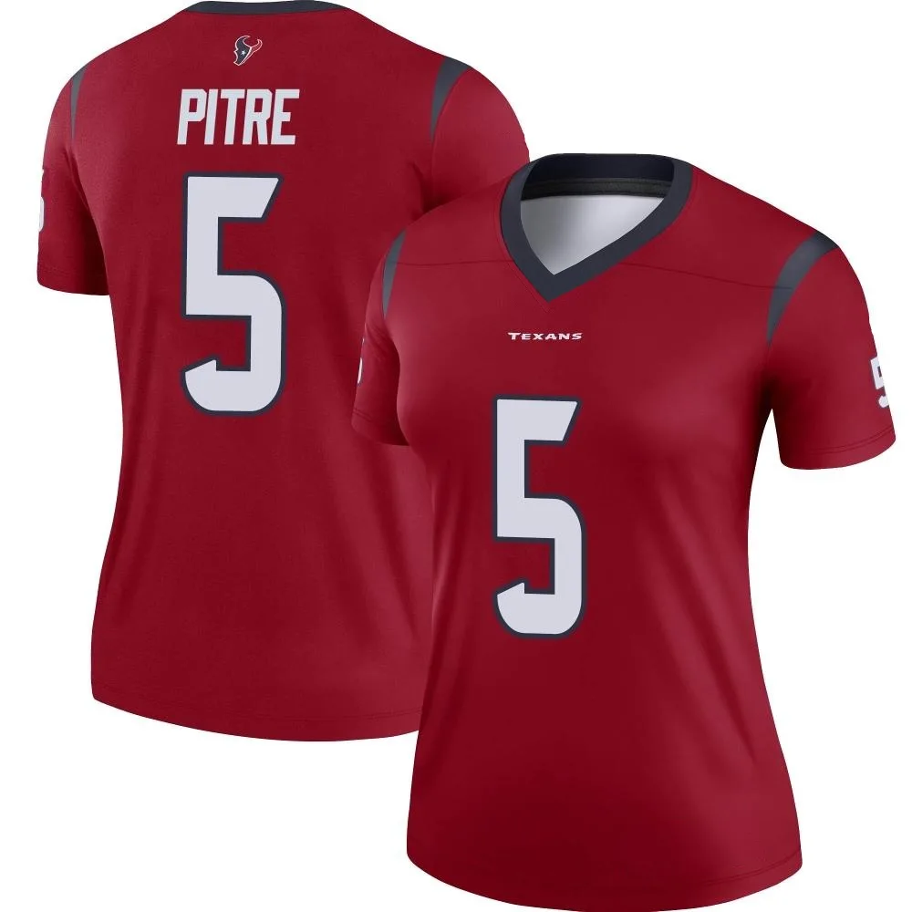 Women's Houston Texans Jalen Pitre Nike Legend Red Jersey Women's Houston Texans Jalen Pitre Nike Legend Red Jersey