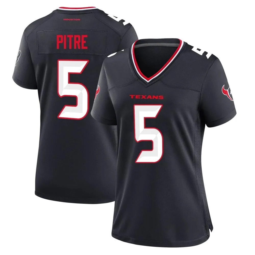 Women's Houston Texans Jalen Pitre Nike Team Game Navy Jersey Women's Houston Texans Jalen Pitre Nike Team Game Navy Jersey