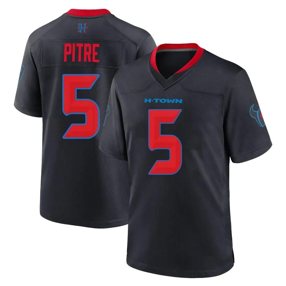 Youth Houston Texans Jalen Pitre Nike 2nd Alternate Game Navy Jersey Youth Houston Texans Jalen Pitre Nike 2nd Alternate Game Navy Jersey