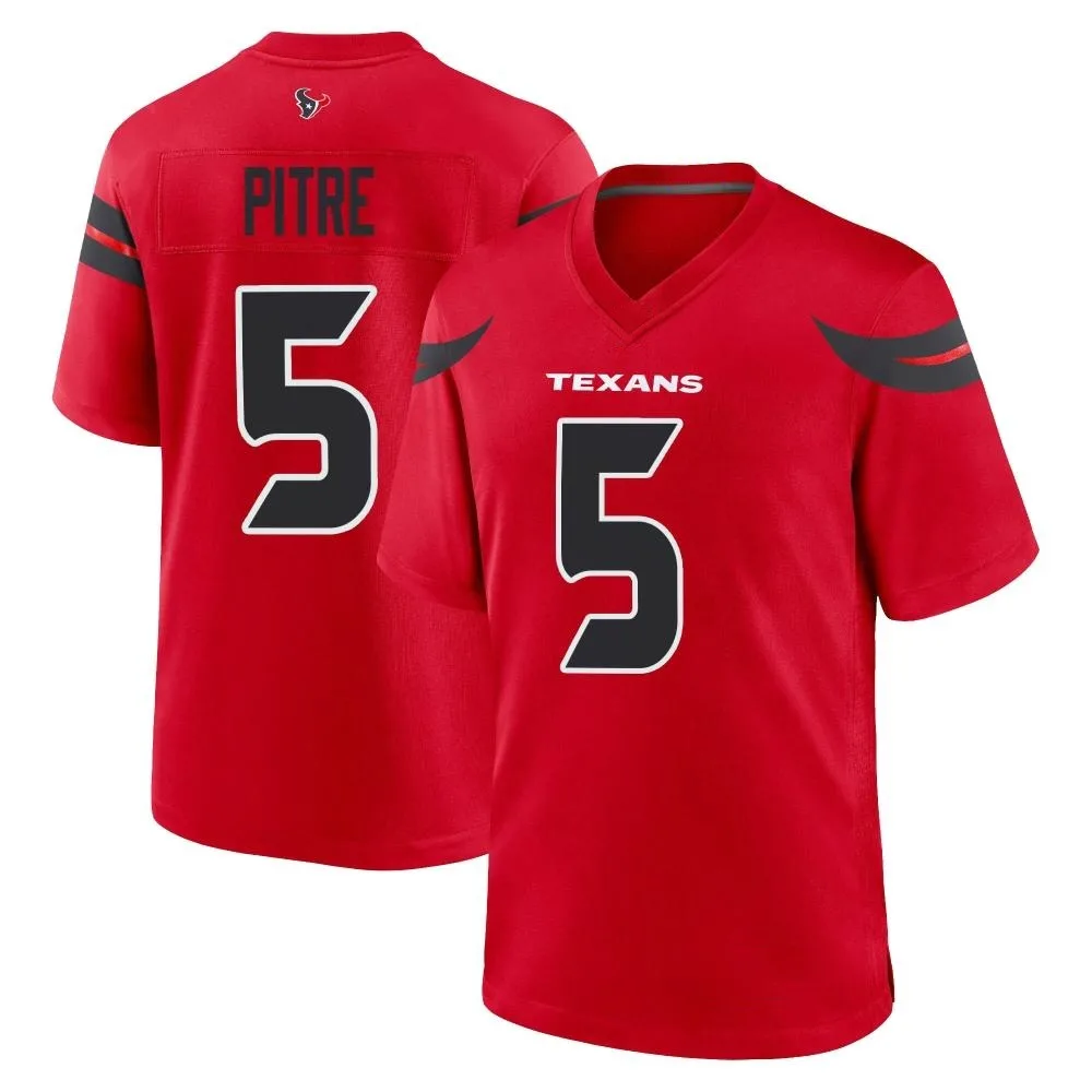 Youth Houston Texans Jalen Pitre Nike Alternate Game Red Jersey Youth Houston Texans Jalen Pitre Nike Alternate Game Red Jersey