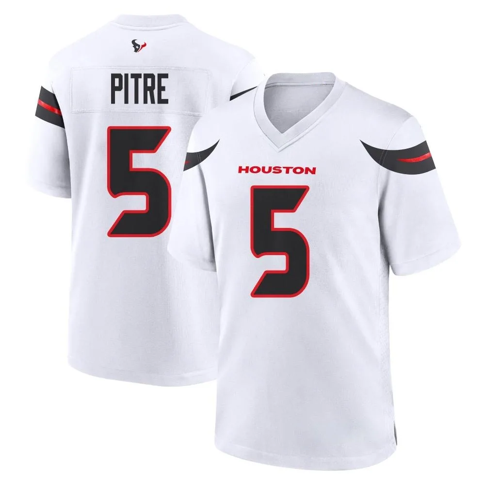 Youth Houston Texans Jalen Pitre Nike Game White Jersey Youth Houston Texans Jalen Pitre Nike Game White Jersey