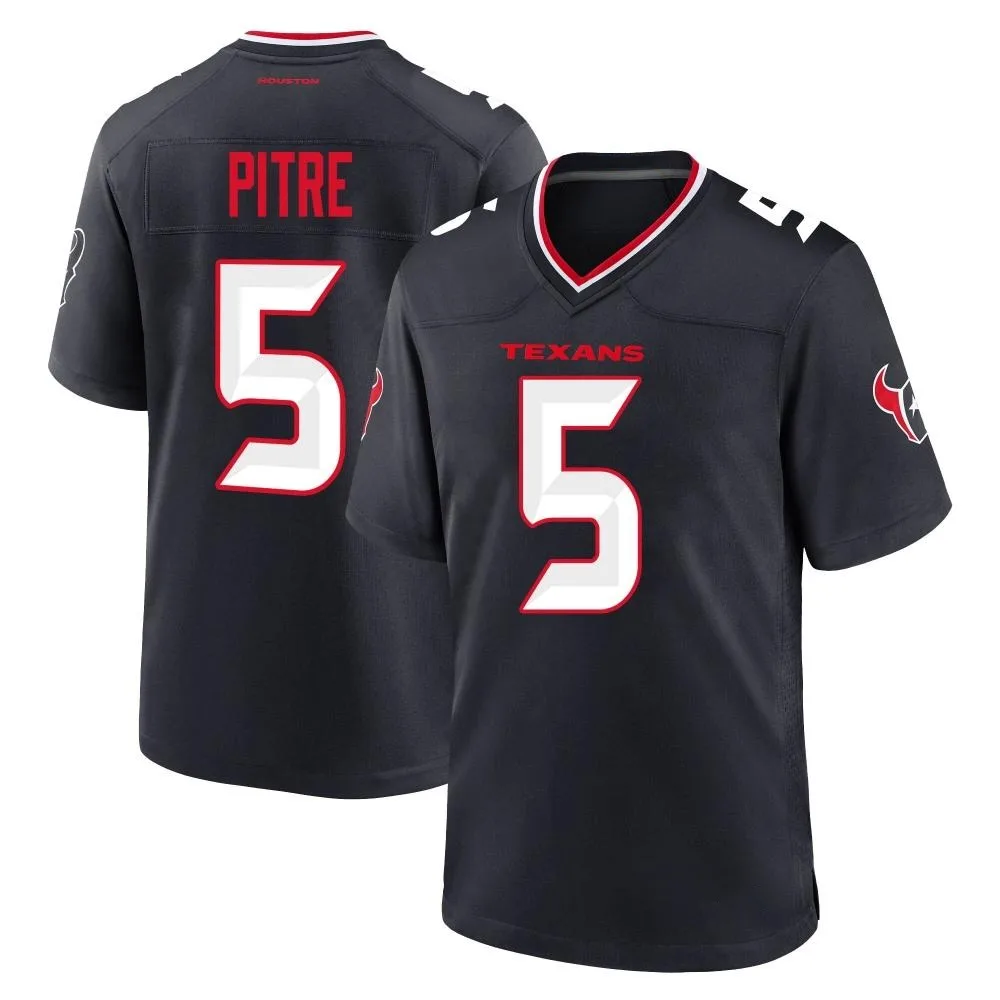 Youth Houston Texans Jalen Pitre Nike Team Game Navy Jersey Youth Houston Texans Jalen Pitre Nike Team Game Navy Jersey