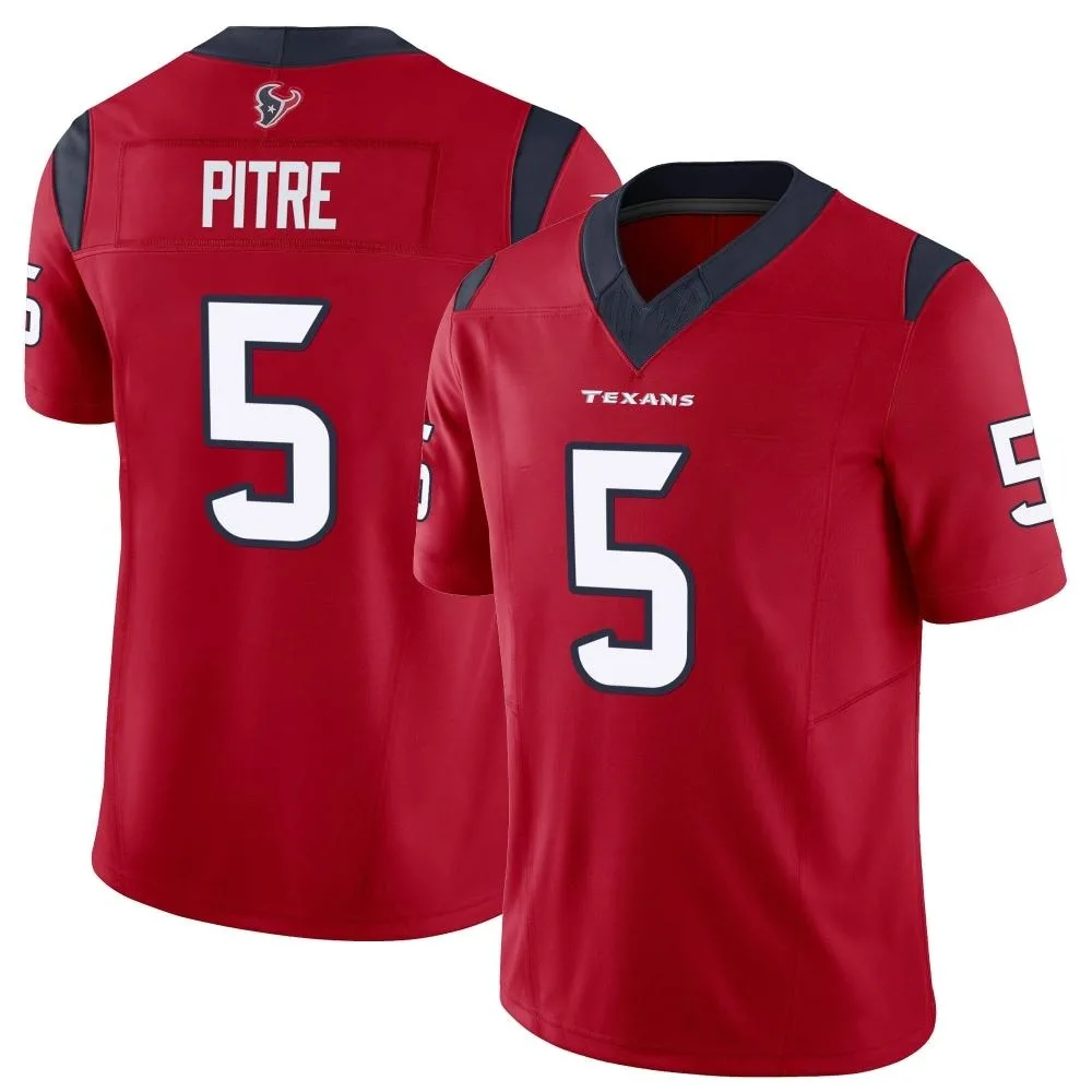 Youth Houston Texans Jalen Pitre Nike Vapor F.U.S.E. Limited Red Jersey Youth Houston Texans Jalen Pitre Nike Vapor F.U.S.E. Limited Red Jersey