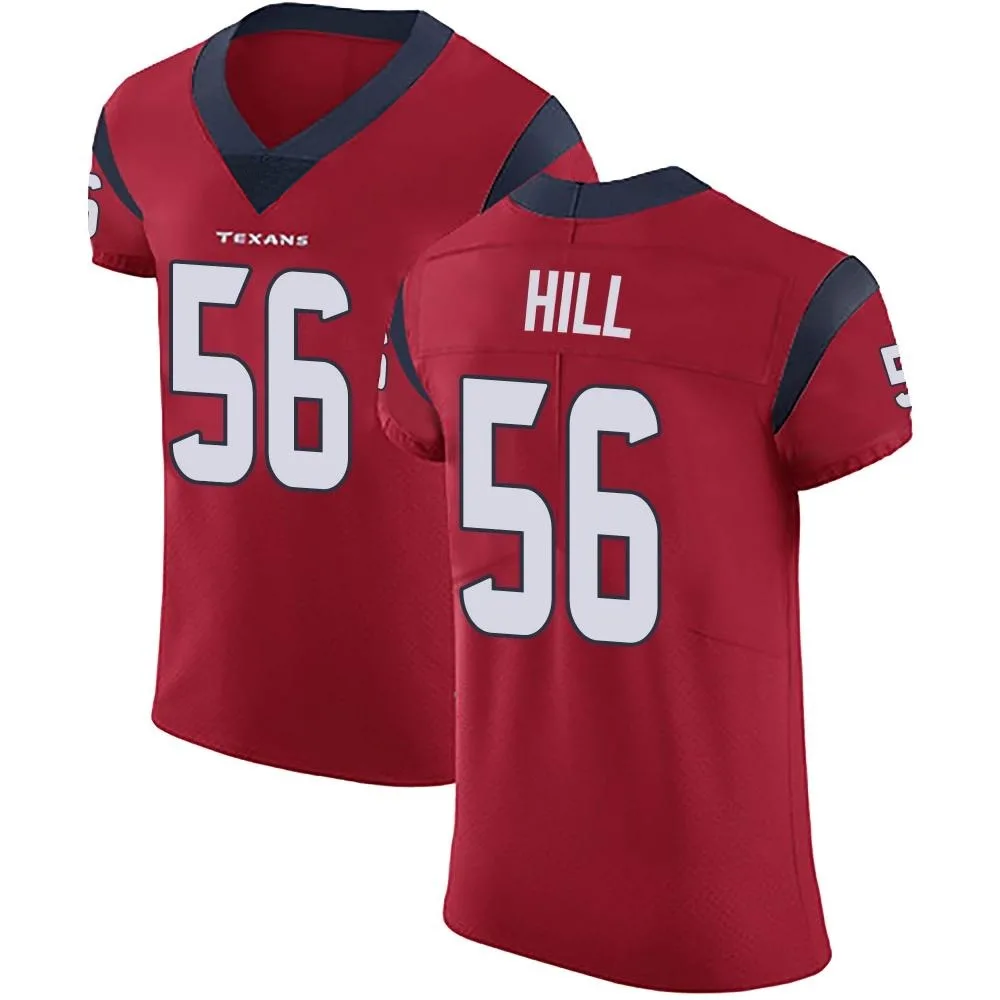 Men's Houston Texans Jamal Hill Nike Alternate Vapor Untouchable Elite Red Jersey Men's Houston Texans Jamal Hill Nike Alternate Vapor Untouchable Elite Red Jersey