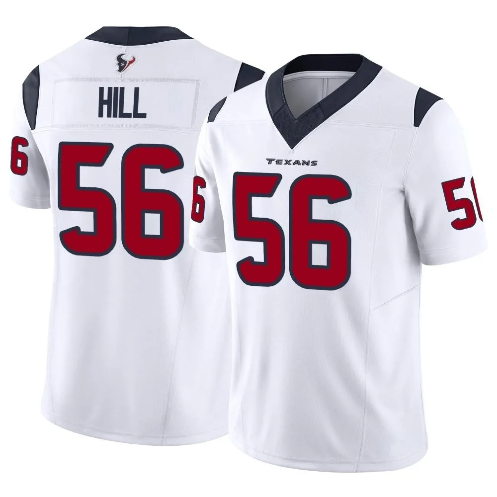 Men's Houston Texans Jamal Hill Nike Vapor F.U.S.E. Limited White Jersey Men's Houston Texans Jamal Hill Nike Vapor F.U.S.E. Limited White Jersey