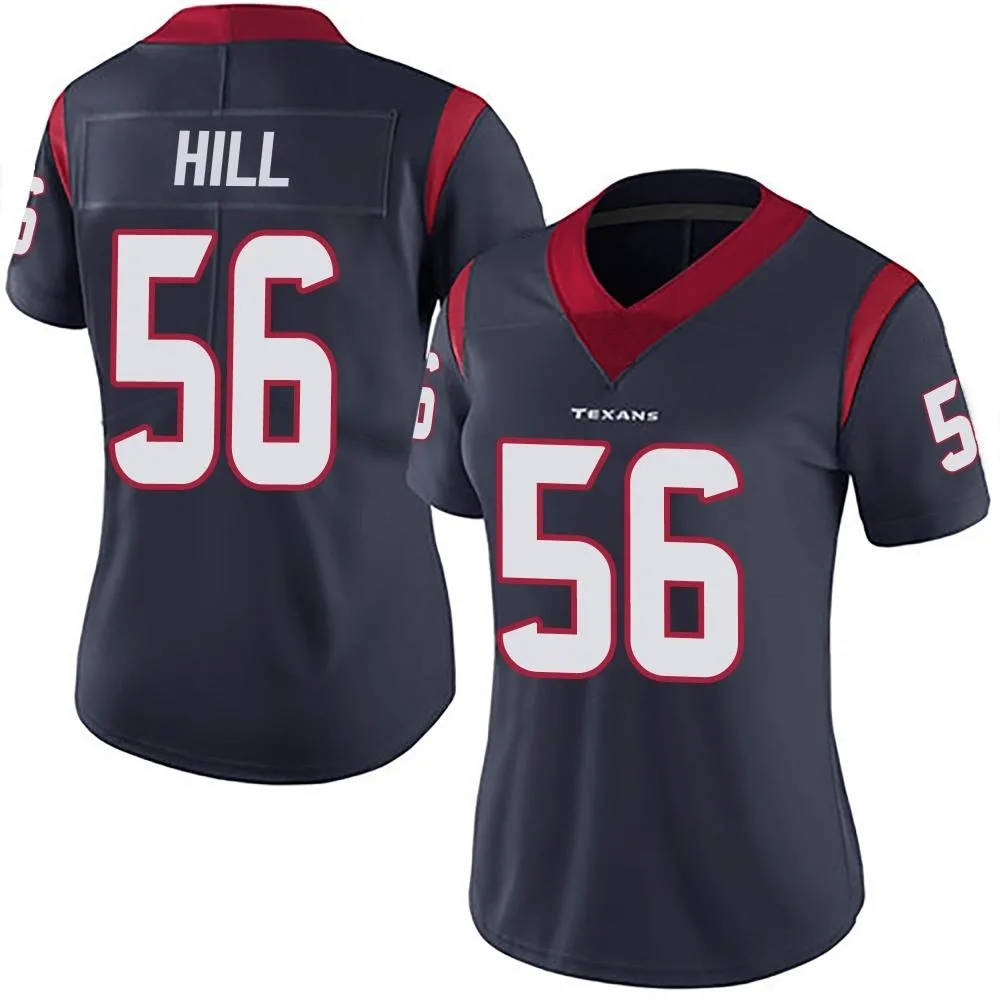 Women's Houston Texans Jamal Hill Nike Team Color Vapor Untouchable Limited Navy Blue Jersey Women's Houston Texans Jamal Hill Nike Team Color Vapor Untouchable Limited Navy Blue Jersey