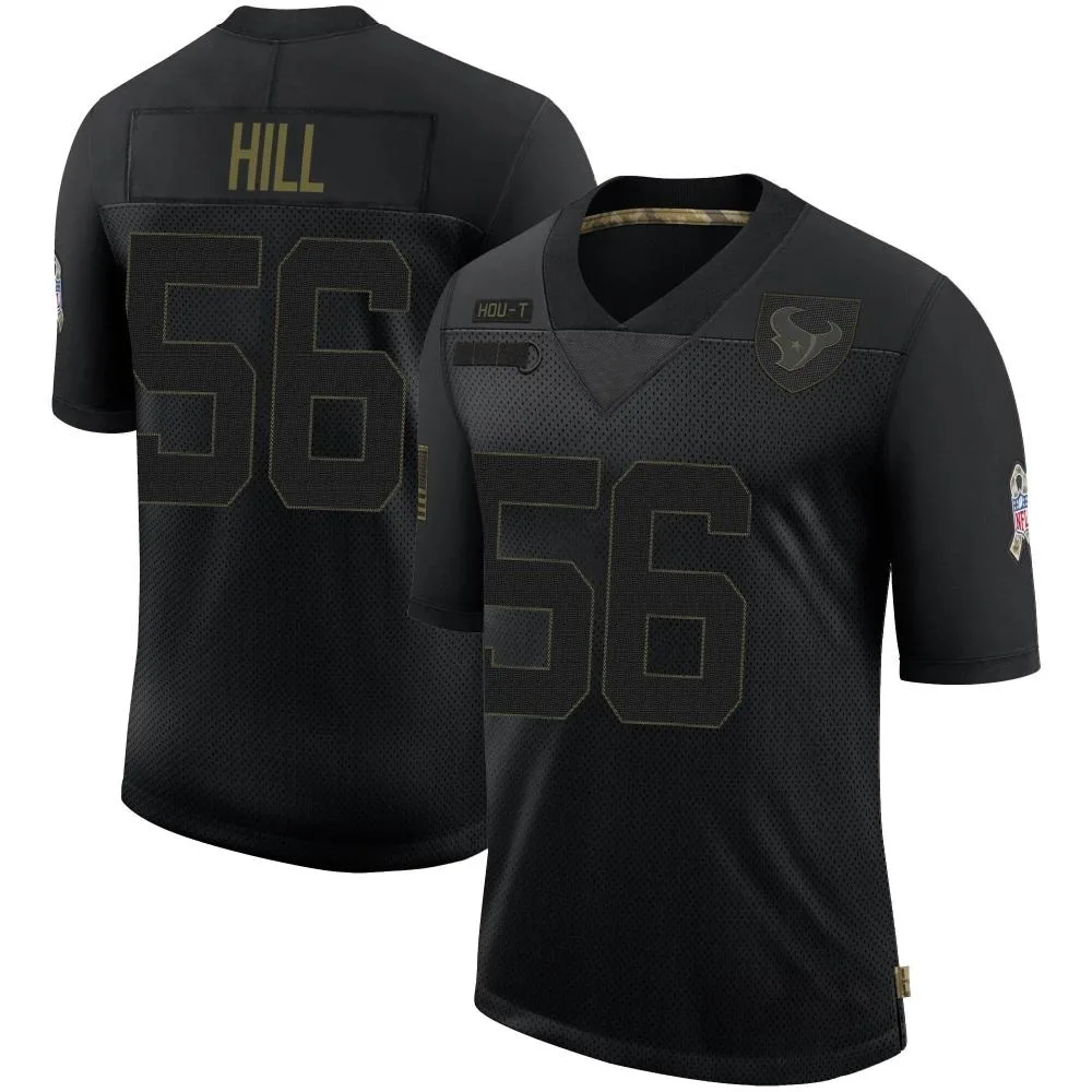 Youth Houston Texans Jamal Hill Nike 2020 Salute To Service Limited Black Jersey Youth Houston Texans Jamal Hill Nike 2020 Salute To Service Limited Black Jersey