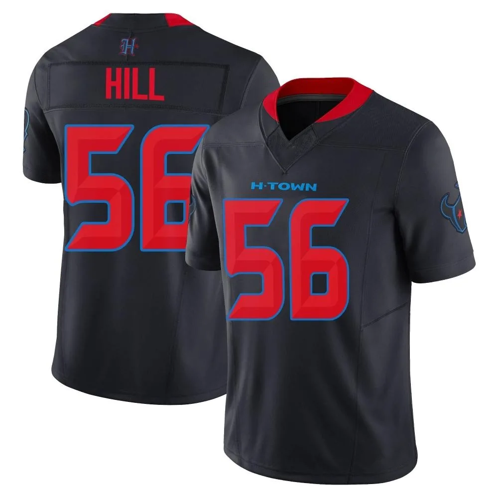 Youth Houston Texans Jamal Hill Nike 2nd Alternate Vapor F.U.S.E. Limited Navy Jersey Youth Houston Texans Jamal Hill Nike 2nd Alternate Vapor F.U.S.E. Limited Navy Jersey