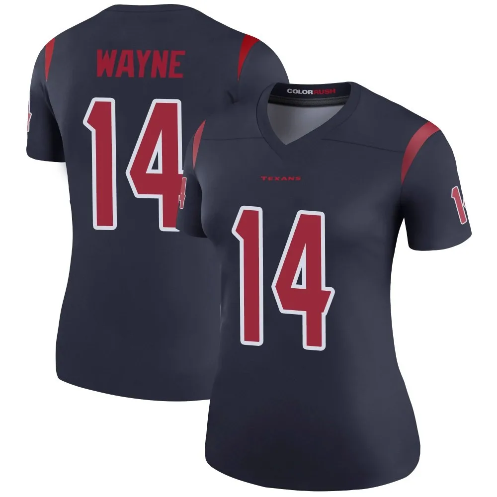 Women's Houston Texans Jared Wayne Nike Color Rush Legend Navy Jersey Women's Houston Texans Jared Wayne Nike Color Rush Legend Navy Jersey