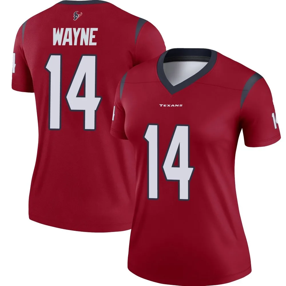 Women's Houston Texans Jared Wayne Nike Legend Red Jersey Women's Houston Texans Jared Wayne Nike Legend Red Jersey