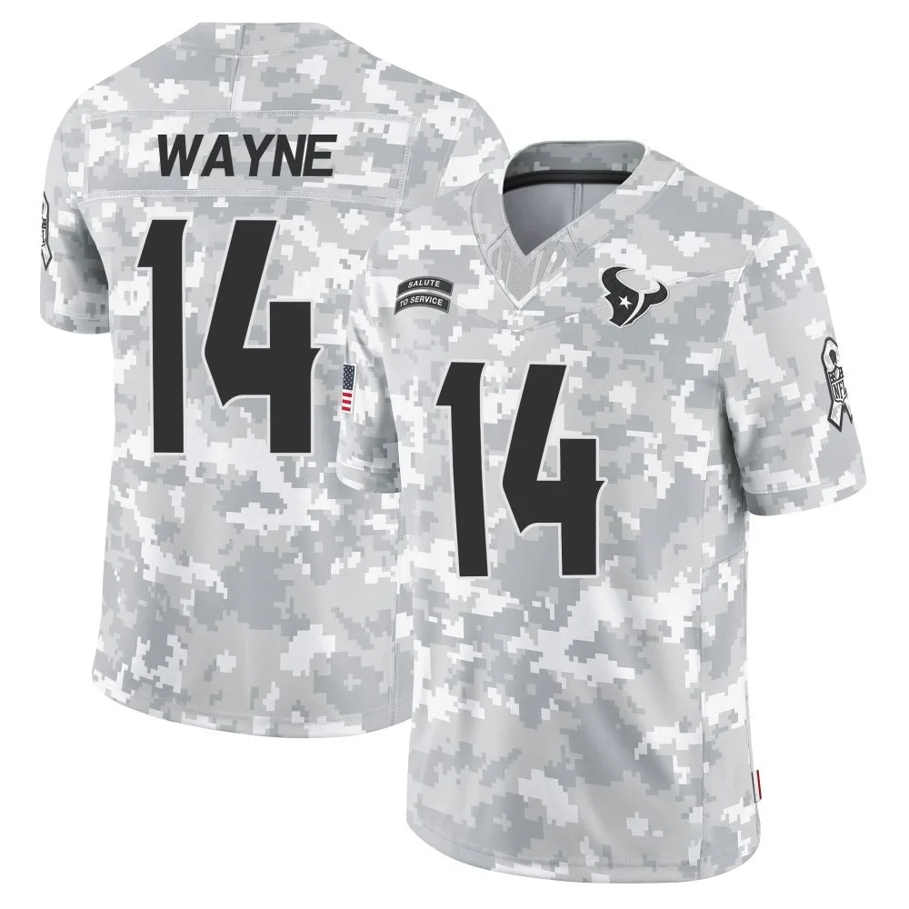 Youth Houston Texans Jared Wayne Nike 2024 Salute to Service Limited Arctic Camo Jersey Youth Houston Texans Jared Wayne Nike 2024 Salute to Service Limited Arctic Camo Jersey