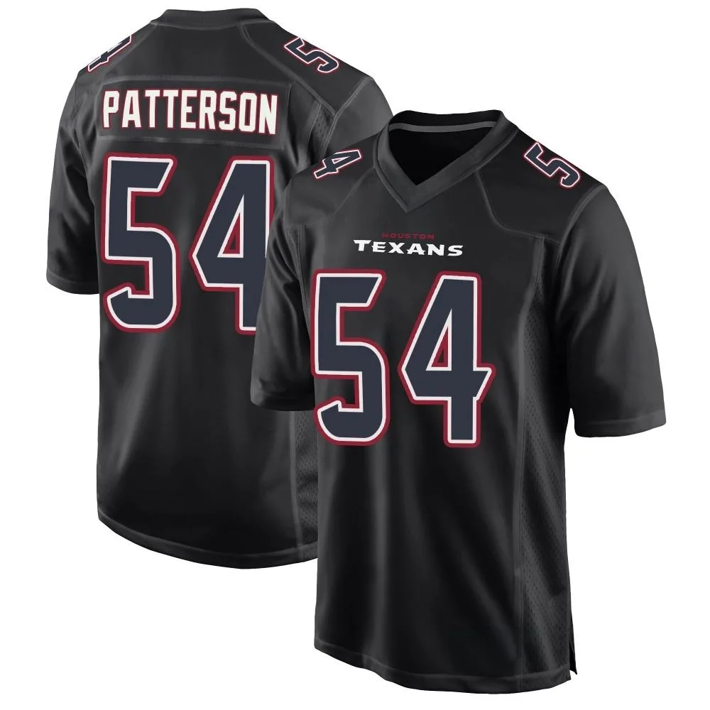 Men's Houston Texans Jarrett Patterson Nike Fashion Game Black Jersey Men's Houston Texans Jarrett Patterson Nike Fashion Game Black Jersey