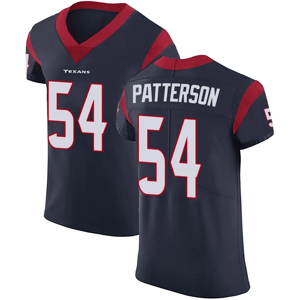 Men's Houston Texans Jarrett Patterson Nike Team Color Vapor Untouchable Elite Navy Blue Jersey Men's Houston Texans Jarrett Patterson Nike Team Color Vapor Untouchable Elite Navy Blue Jersey