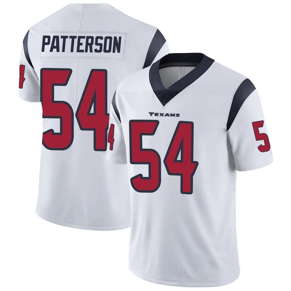 Men's Houston Texans Jarrett Patterson Nike Vapor Untouchable Limited White Jersey Men's Houston Texans Jarrett Patterson Nike Vapor Untouchable Limited White Jersey