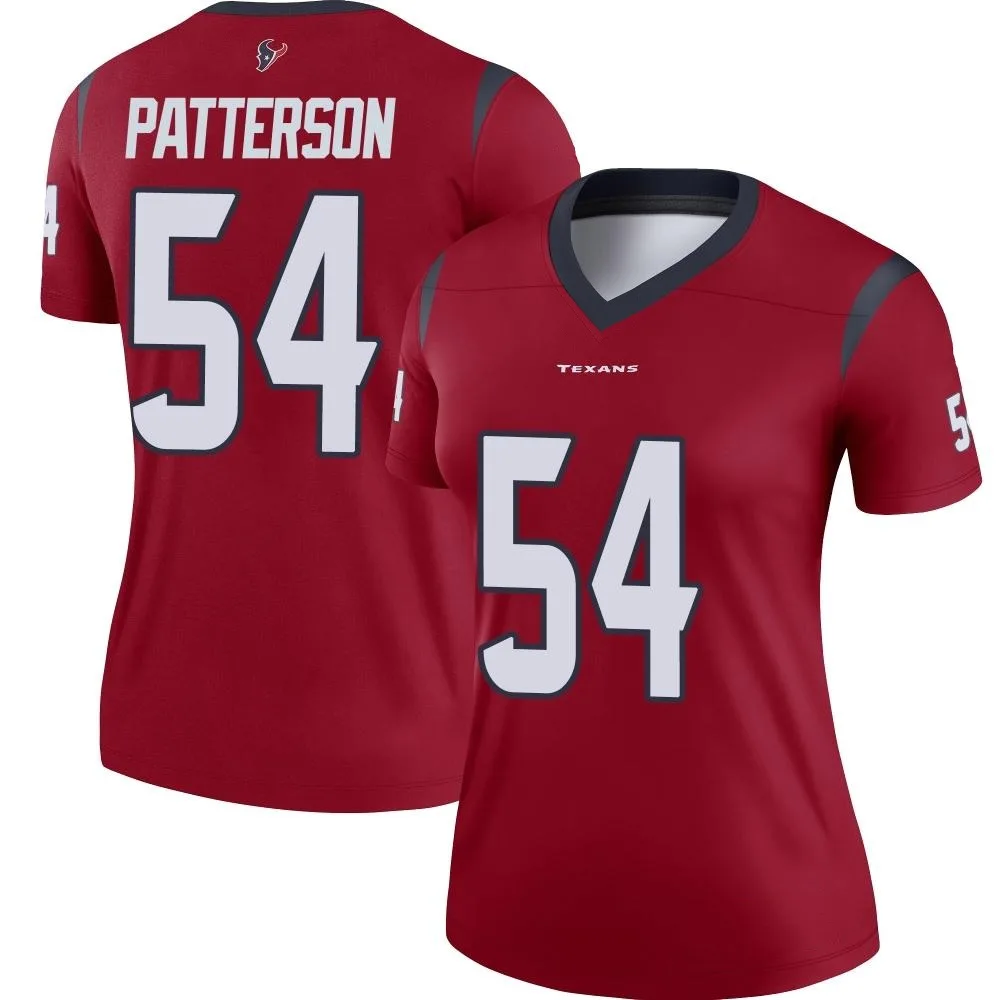 Women's Houston Texans Jarrett Patterson Nike Legend Red Jersey Women's Houston Texans Jarrett Patterson Nike Legend Red Jersey