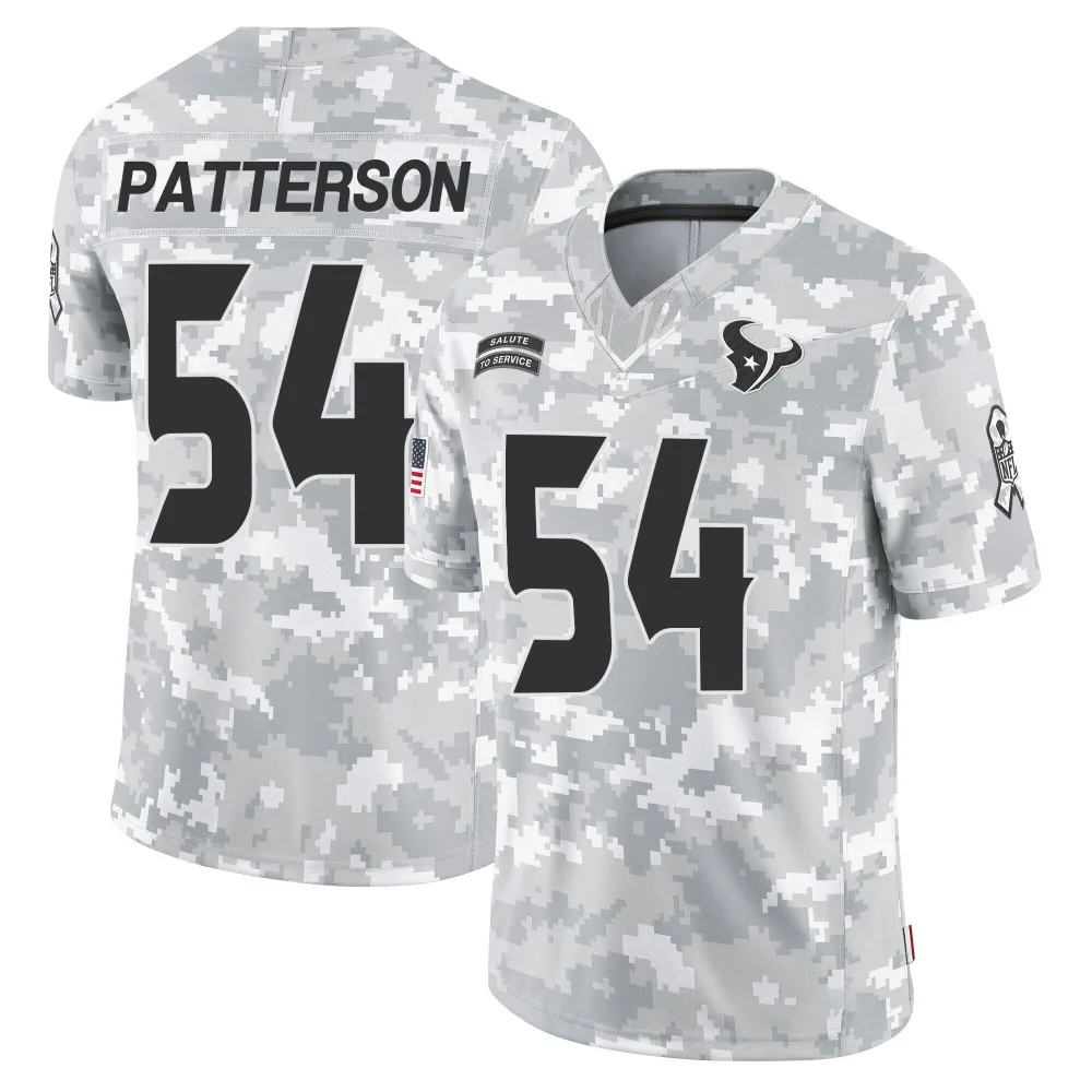 Youth Houston Texans Jarrett Patterson Nike 2024 Salute to Service Limited Arctic Camo Jersey Youth Houston Texans Jarrett Patterson Nike 2024 Salute to Service Limited Arctic Camo Jersey