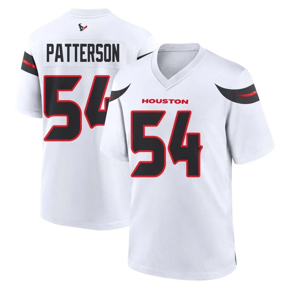 Youth Houston Texans Jarrett Patterson Nike Game White Jersey Youth Houston Texans Jarrett Patterson Nike Game White Jersey