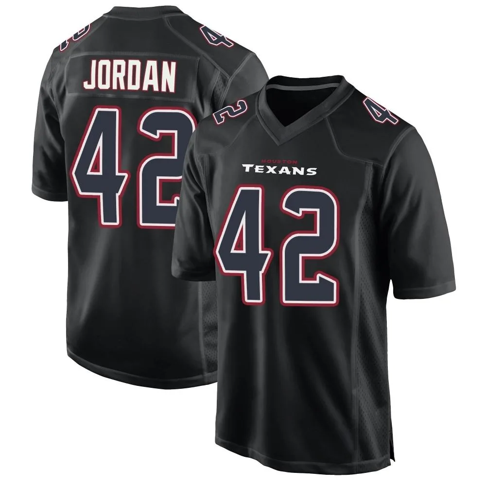 Men's Houston Texans Jawhar Jordan Nike Fashion Game Black Jersey Men's Houston Texans Jawhar Jordan Nike Fashion Game Black Jersey