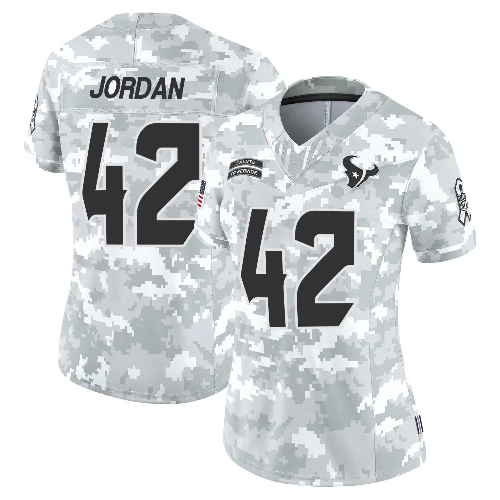 Women's Houston Texans Jawhar Jordan Nike 2024 Salute to Service Limited Arctic Camo Jersey Women's Houston Texans Jawhar Jordan Nike 2024 Salute to Service Limited Arctic Camo Jersey