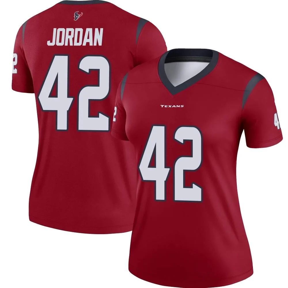 Women's Houston Texans Jawhar Jordan Nike Legend Red Jersey Women's Houston Texans Jawhar Jordan Nike Legend Red Jersey