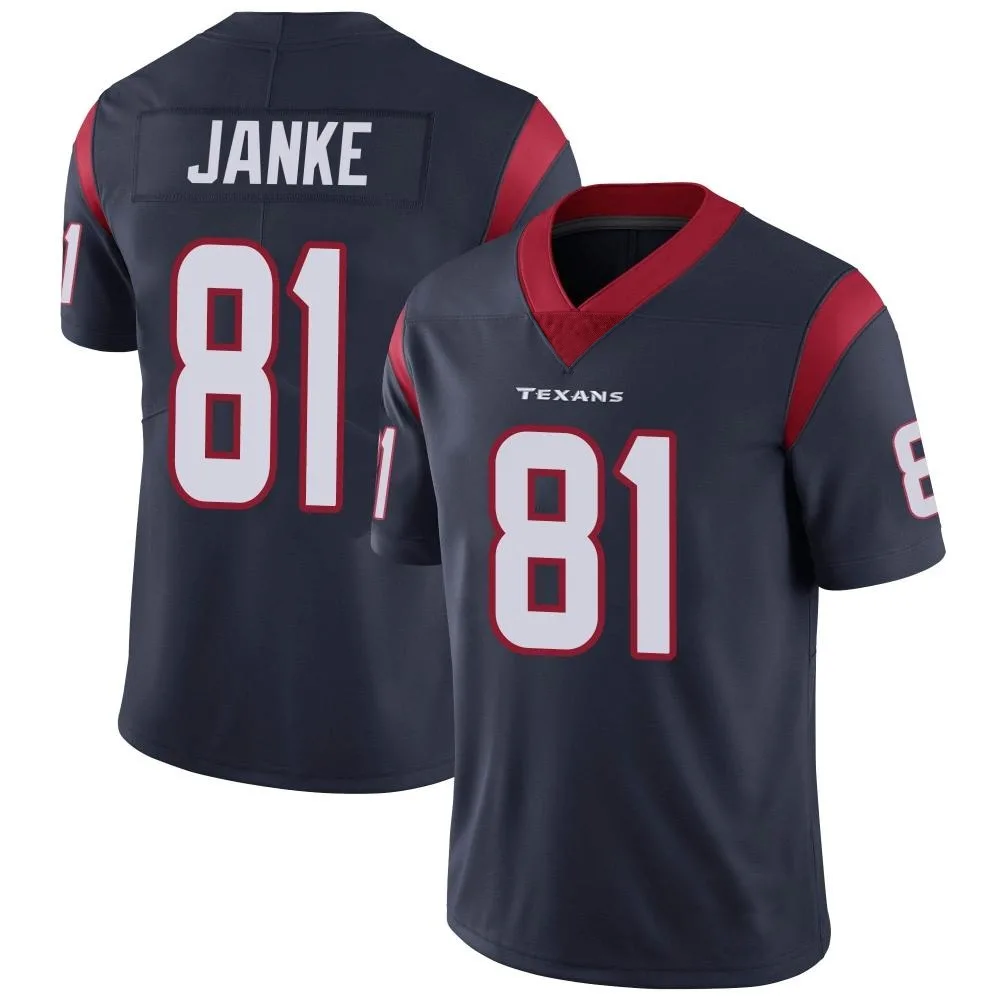Men's Houston Texans Jaxon Janke Nike Team Color Vapor Untouchable Limited Navy Blue Jersey Men's Houston Texans Jaxon Janke Nike Team Color Vapor Untouchable Limited Navy Blue Jersey