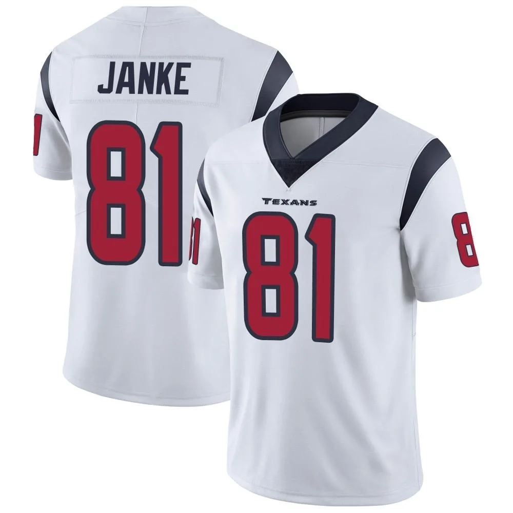 Men's Houston Texans Jaxon Janke Nike Vapor Untouchable Limited White Jersey Men's Houston Texans Jaxon Janke Nike Vapor Untouchable Limited White Jersey