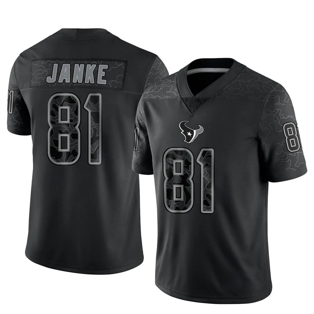 Youth Houston Texans Jaxon Janke Nike Reflective Limited Black Jersey Youth Houston Texans Jaxon Janke Nike Reflective Limited Black Jersey