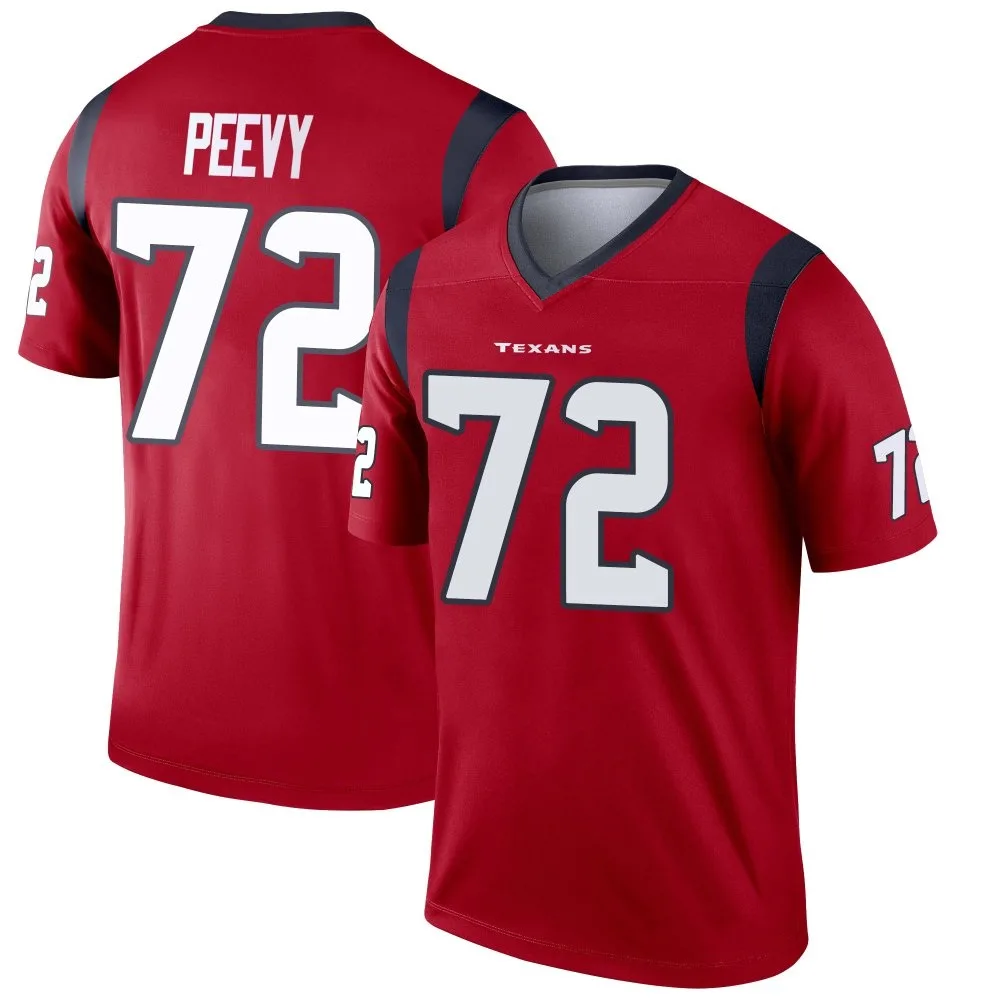 Men's Houston Texans Jayden Peevy Nike Legend Red Jersey Men's Houston Texans Jayden Peevy Nike Legend Red Jersey