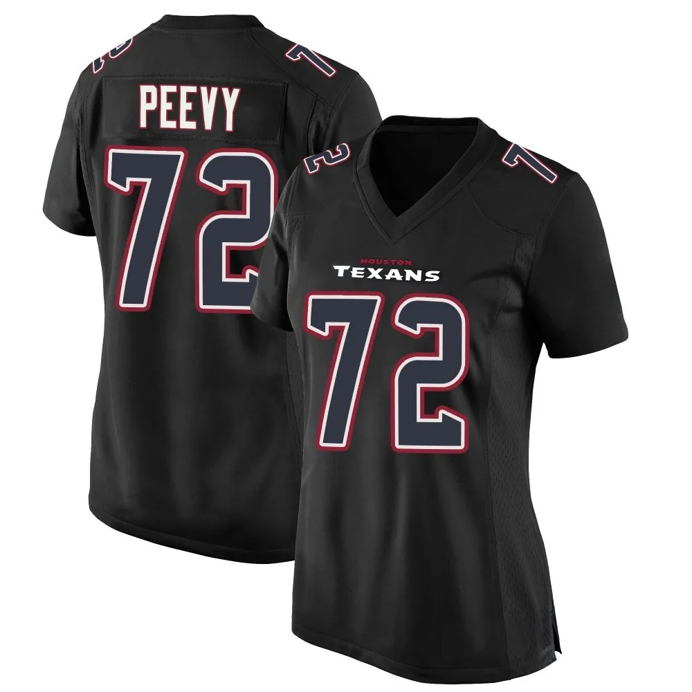Women's Houston Texans Jayden Peevy Nike Fashion Game Black Jersey Women's Houston Texans Jayden Peevy Nike Fashion Game Black Jersey