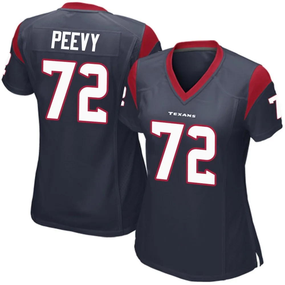 Women's Houston Texans Jayden Peevy Nike Team Color Game Navy Blue Jersey Women's Houston Texans Jayden Peevy Nike Team Color Game Navy Blue Jersey