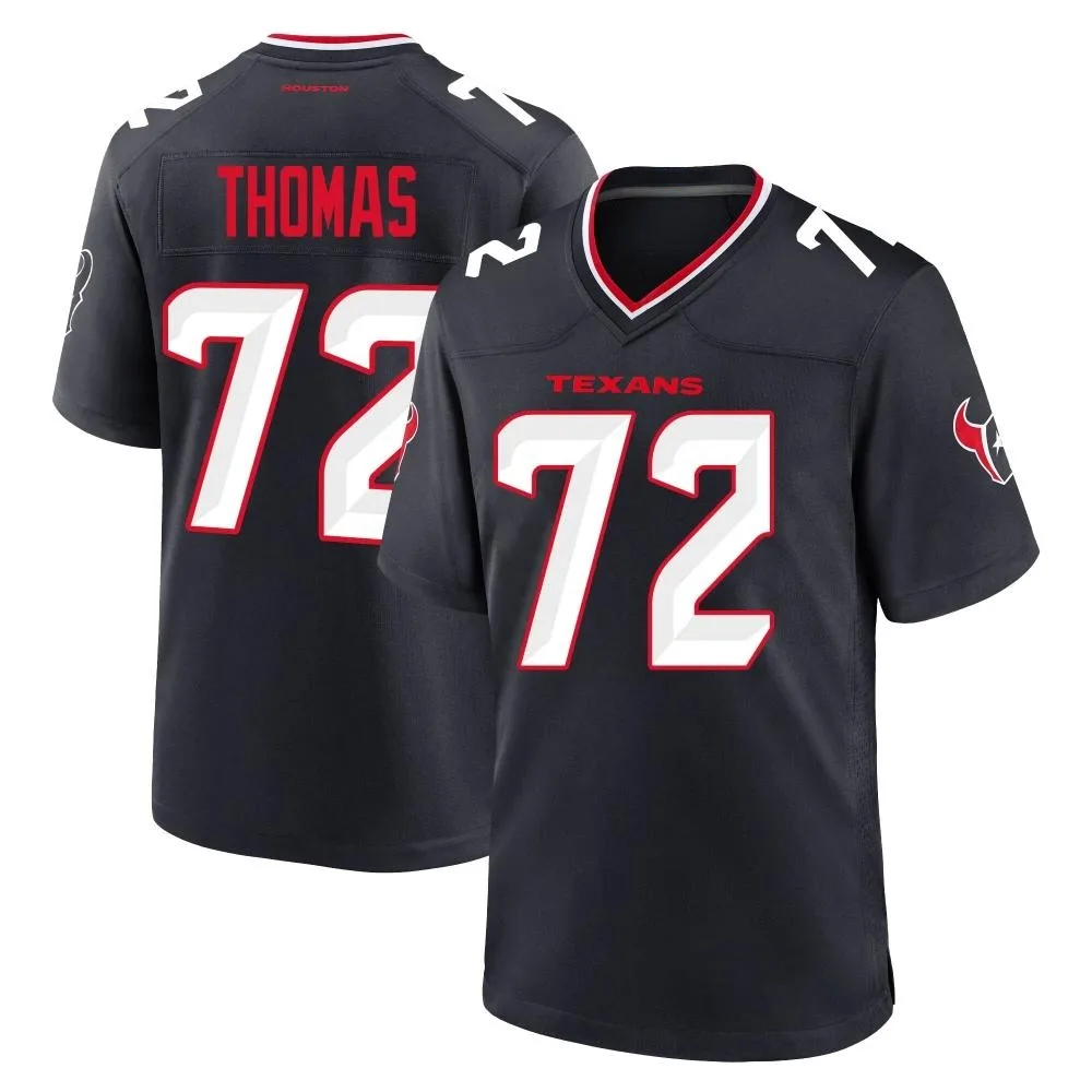 Men's Houston Texans Jaylon Thomas Nike Team Game Navy Jersey Men's Houston Texans Jaylon Thomas Nike Team Game Navy Jersey