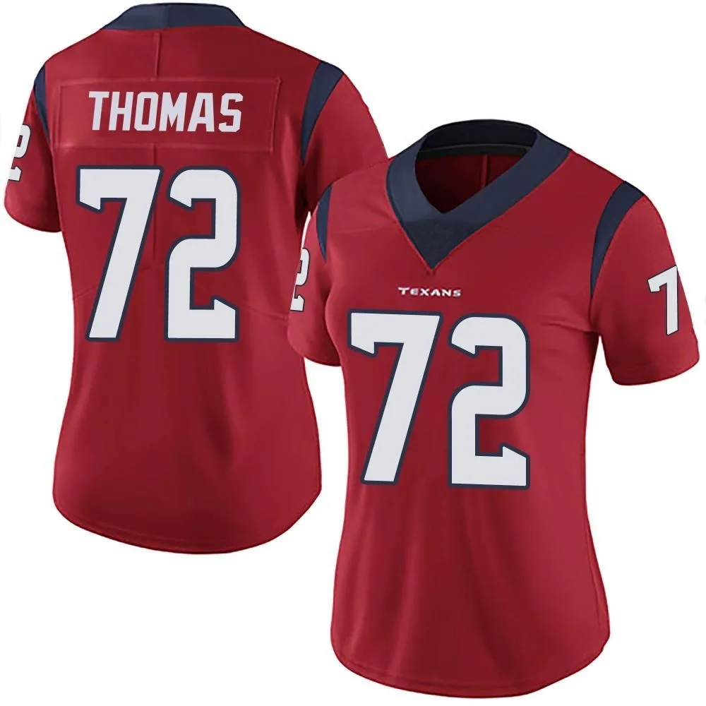 Women's Houston Texans Jaylon Thomas Nike Alternate Vapor Untouchable Limited Red Jersey Women's Houston Texans Jaylon Thomas Nike Alternate Vapor Untouchable Limited Red Jersey