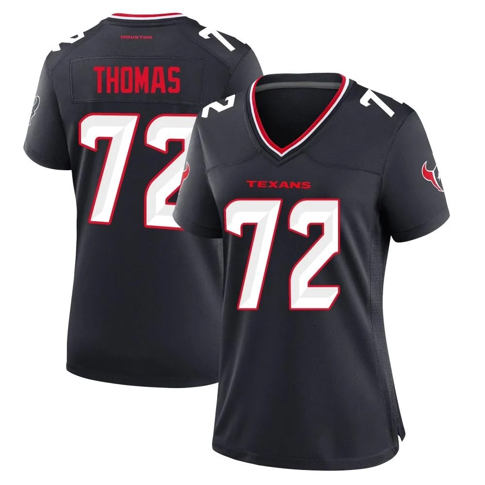 Women's Houston Texans Jaylon Thomas Nike Team Game Navy Jersey Women's Houston Texans Jaylon Thomas Nike Team Game Navy Jersey
