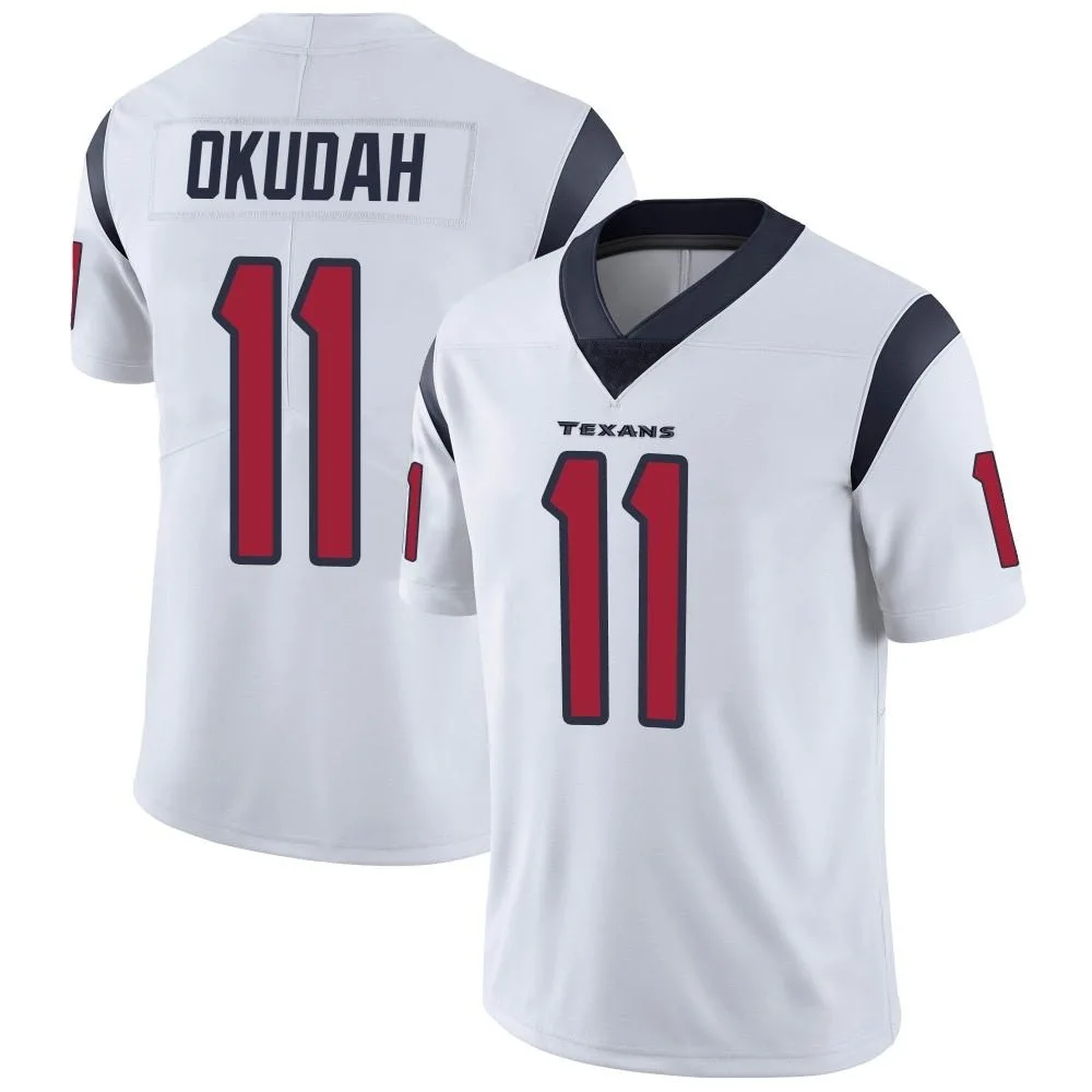 Men's Houston Texans Jeff Okudah Nike Vapor Untouchable Limited White Jersey Men's Houston Texans Jeff Okudah Nike Vapor Untouchable Limited White Jersey