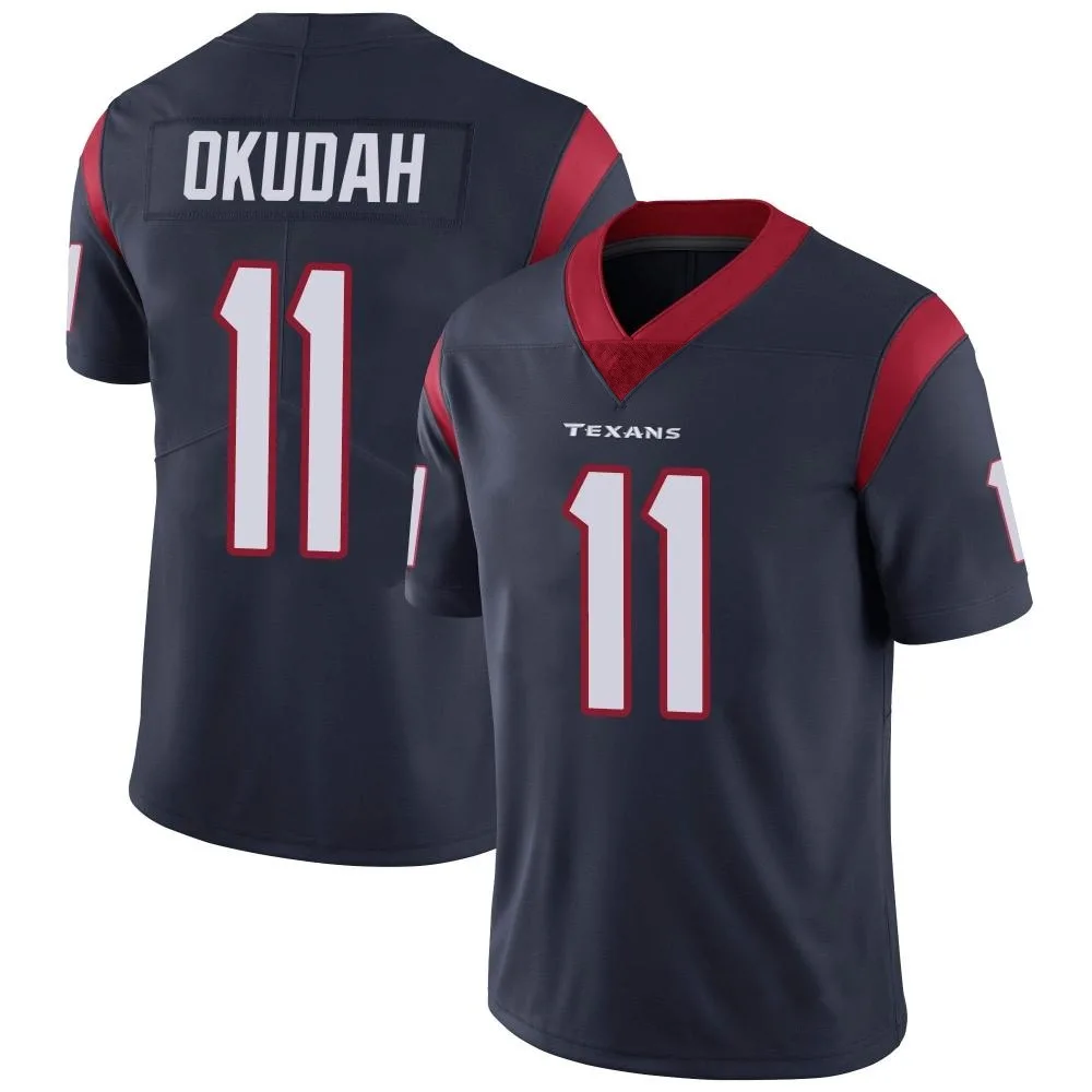 Youth Houston Texans Jeff Okudah Nike Team Color Vapor Untouchable Limited Navy Blue Jersey Youth Houston Texans Jeff Okudah Nike Team Color Vapor Untouchable Limited Navy Blue Jersey