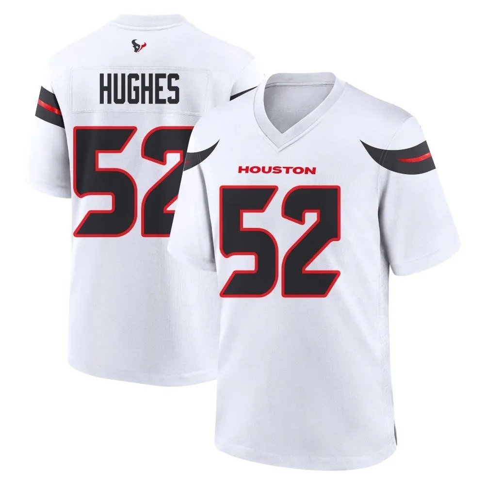 Men's Houston Texans Jerry Hughes Nike Game White Jersey Men's Houston Texans Jerry Hughes Nike Game White Jersey