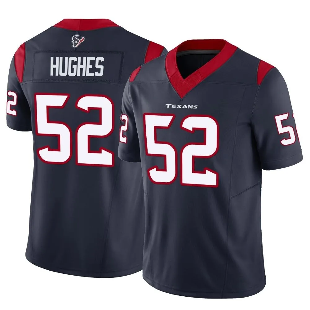 Men's Houston Texans Jerry Hughes Nike Vapor F.U.S.E. Limited Navy Jersey Men's Houston Texans Jerry Hughes Nike Vapor F.U.S.E. Limited Navy Jersey