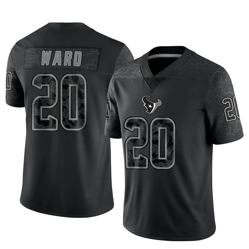Youth Houston Texans Jimmie Ward Nike Reflective Limited Black Jersey Youth Houston Texans Jimmie Ward Nike Reflective Limited Black Jersey