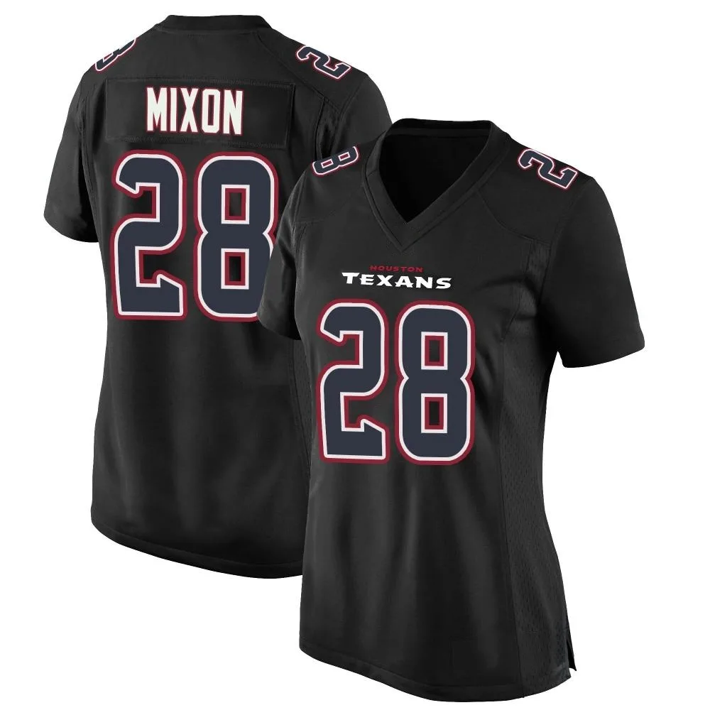 Women's Houston Texans Joe Mixon Nike Fashion Game Black Jersey Women's Houston Texans Joe Mixon Nike Fashion Game Black Jersey