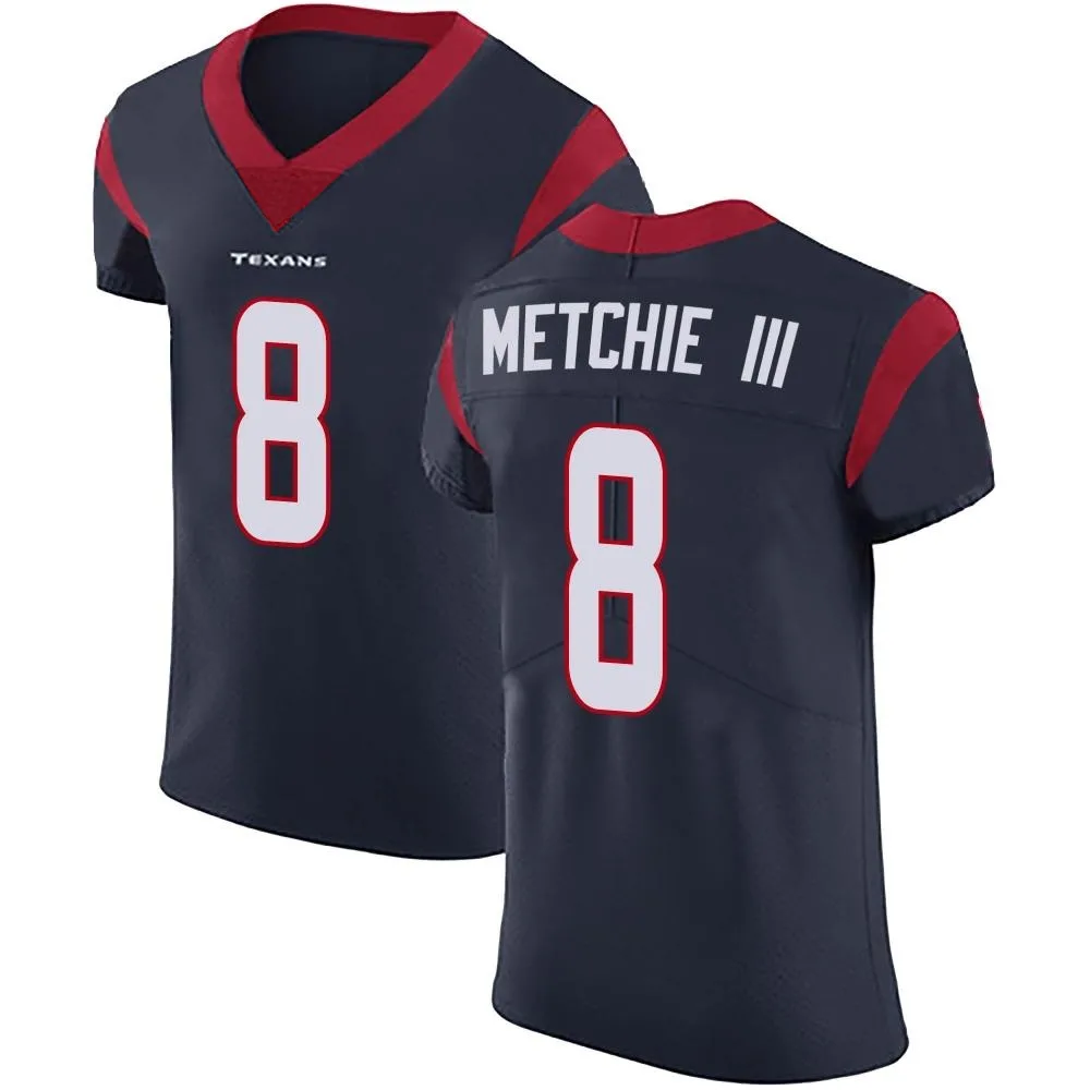 Men's Houston Texans John Metchie Iii Nike Team Color Vapor Untouchable Elite Navy Blue Jersey Men's Houston Texans John Metchie Iii Nike Team Color Vapor Untouchable Elite Navy Blue Jersey