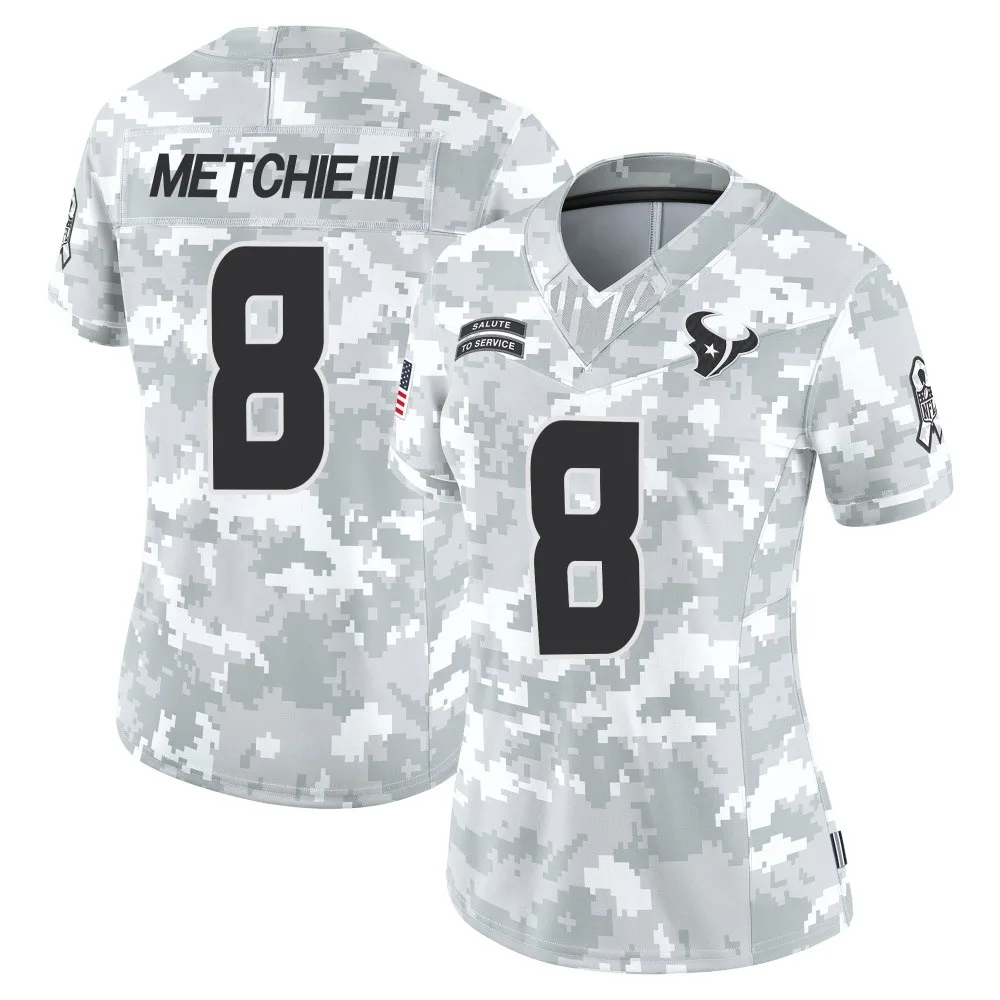 Women's Houston Texans John Metchie Iii Nike 2024 Salute to Service Limited Arctic Camo Jersey Women's Houston Texans John Metchie Iii Nike 2024 Salute to Service Limited Arctic Camo Jersey