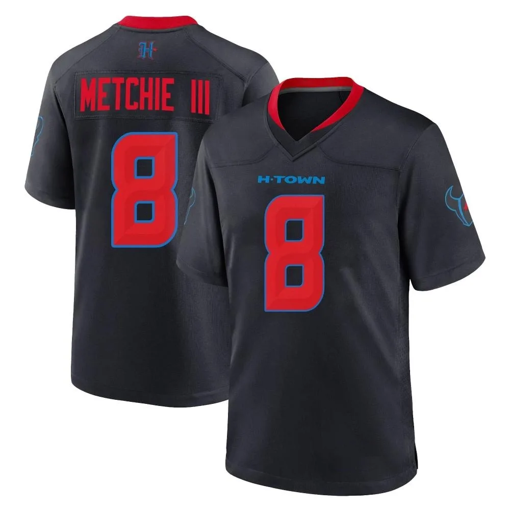 Youth Houston Texans John Metchie Iii Nike 2nd Alternate Game Navy Jersey Youth Houston Texans John Metchie Iii Nike 2nd Alternate Game Navy Jersey