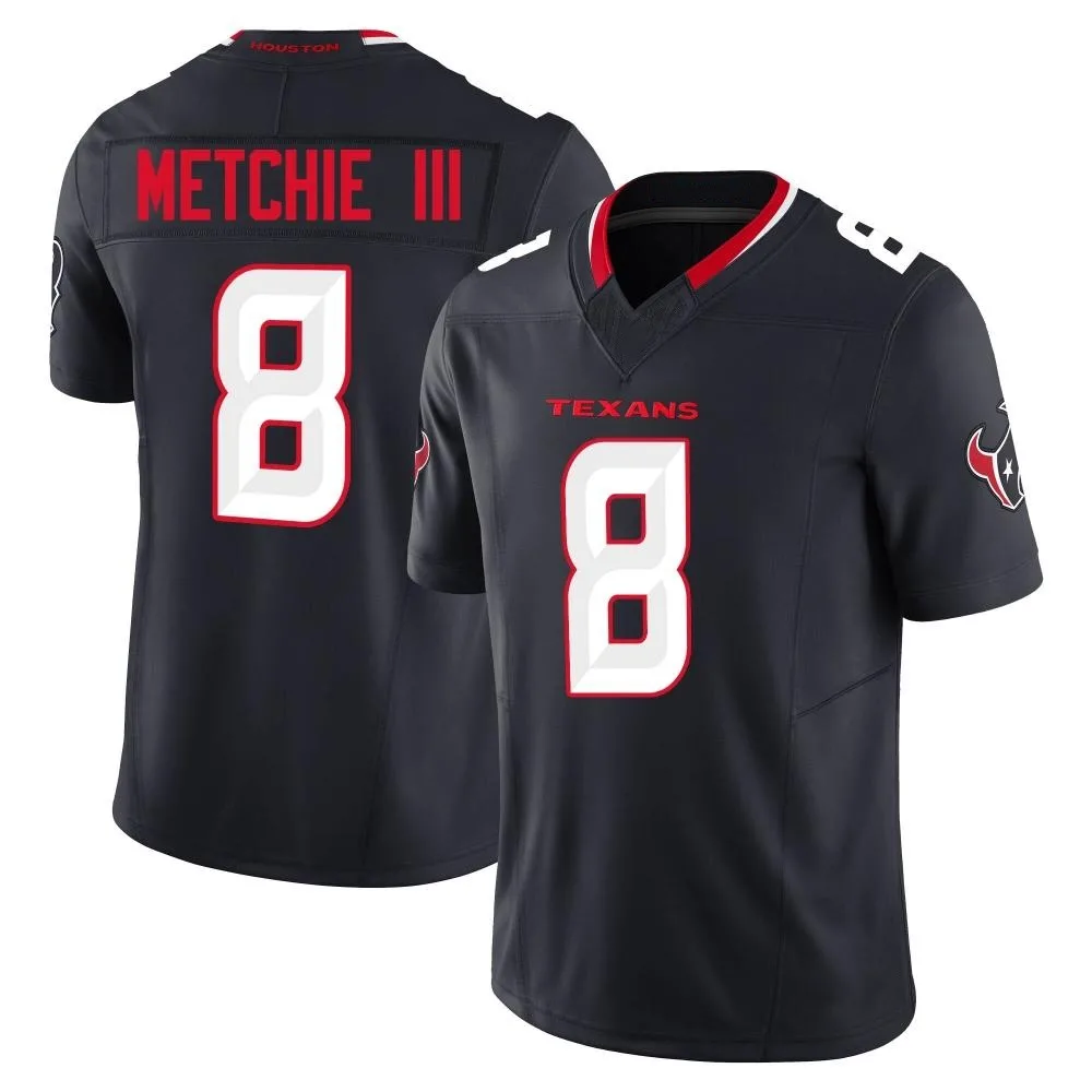 Youth Houston Texans John Metchie Iii Nike Alternate Vapor F.U.S.E. Limited Navy Jersey Youth Houston Texans John Metchie Iii Nike Alternate Vapor F.U.S.E. Limited Navy Jersey