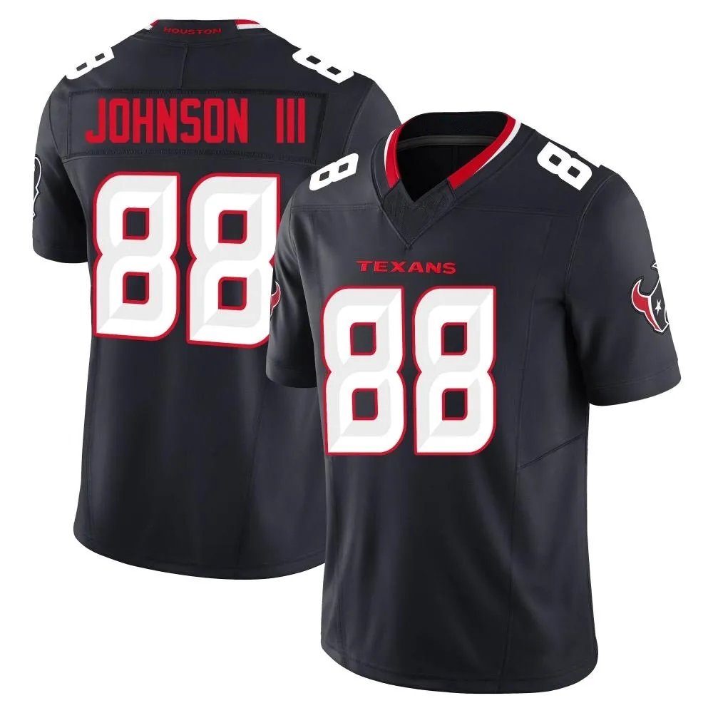 Men's Houston Texans Johnny Johnson Iii Nike Alternate Vapor F.U.S.E. Limited Navy Jersey Men's Houston Texans Johnny Johnson Iii Nike Alternate Vapor F.U.S.E. Limited Navy Jersey