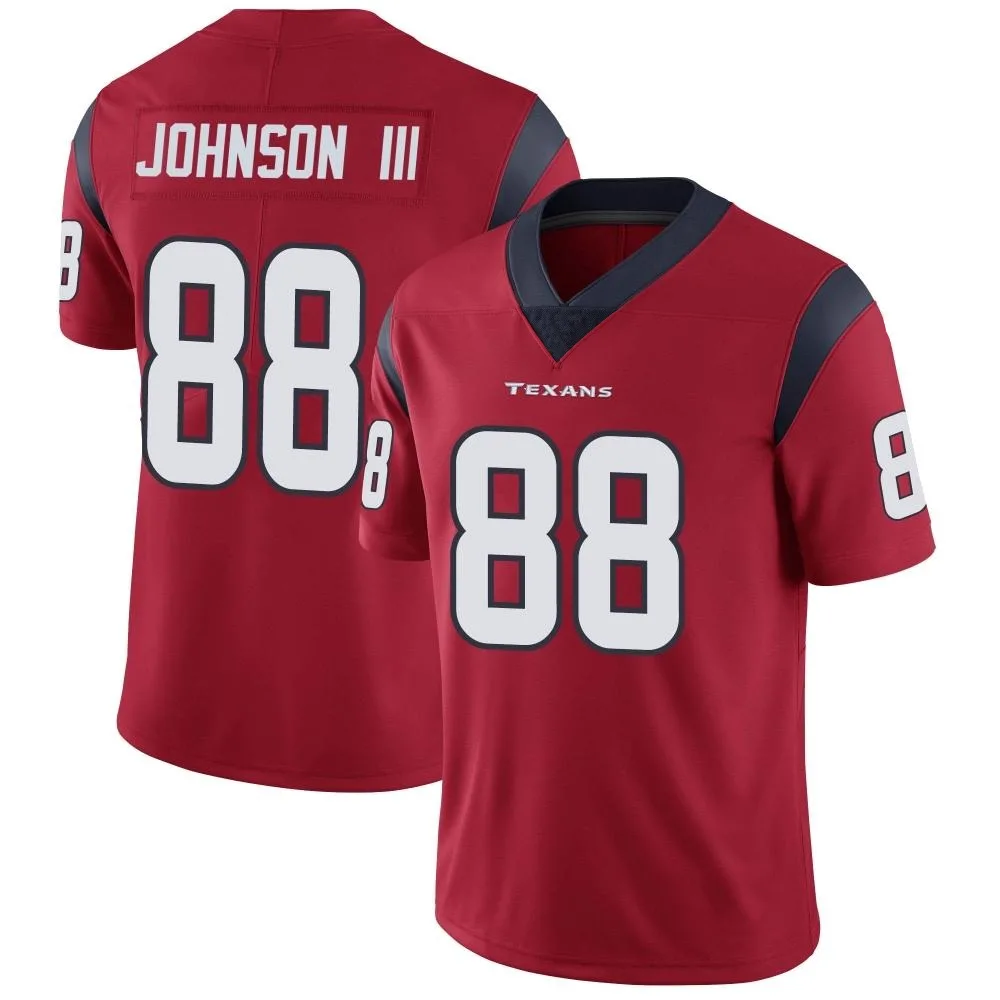 Men's Houston Texans Johnny Johnson Iii Nike Alternate Vapor Untouchable Limited Red Jersey Men's Houston Texans Johnny Johnson Iii Nike Alternate Vapor Untouchable Limited Red Jersey