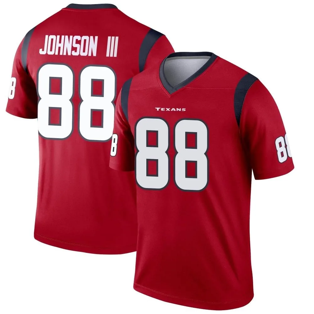 Men's Houston Texans Johnny Johnson Iii Nike Legend Red Jersey Men's Houston Texans Johnny Johnson Iii Nike Legend Red Jersey
